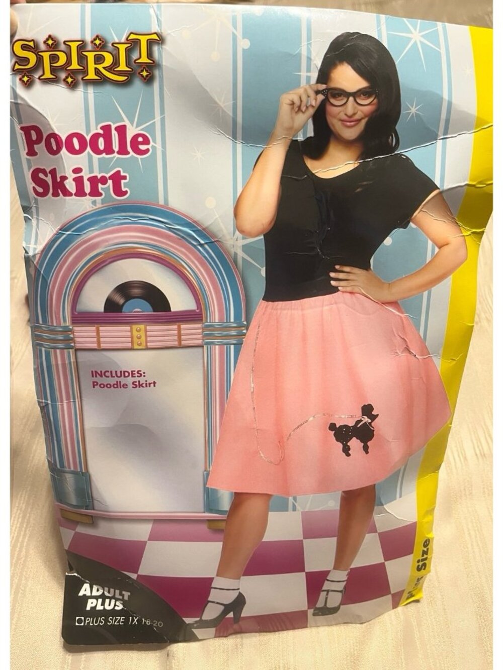 Spirit Poodle Skirt Adult Plus Size CSpirit Poodle Skirt Adult Plus Size Costume